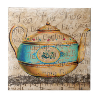 Carreau Théière Antique