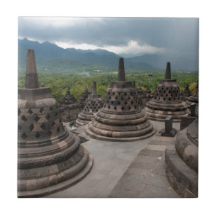 Carreau Thunderstorm sur Borobudur