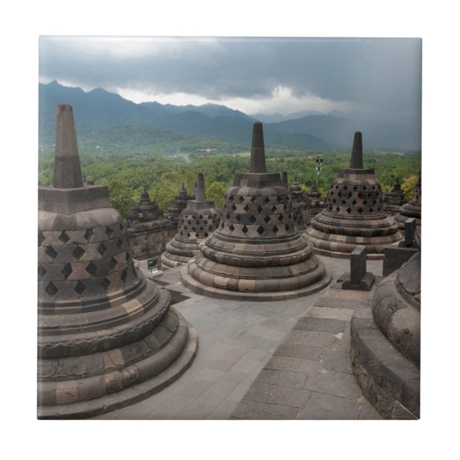 Carreau Thunderstorm sur Borobudur (Devant)