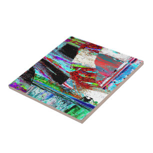 Carreau Tie en céramique – Neon Pulse