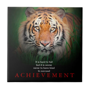 Carreau Tiger Motivation Réussite