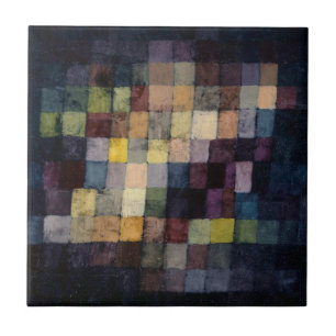 CARREAU TILE CÉRAMIQUE : PAUL KLEE ; ANCIEN SON : 1925