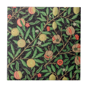 CARREAU TILE CÉRAMIQUE ; WILLIAM MORRIS : POMEGRANATE