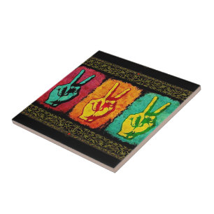 Carreau TIle en céramique de paix