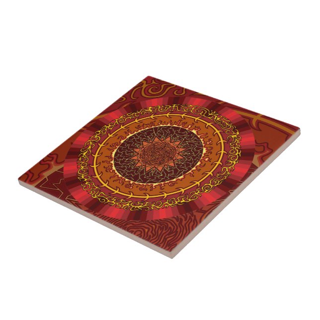 Carreau Tile Mandala Fire (Côté)
