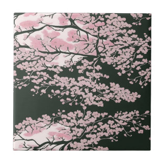 Carreau Tiles inspired by Japanese cherry blossoms