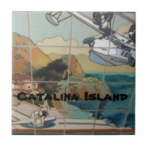 TITRE CÉRAMIQUE DE L'ÎLE CATALINA