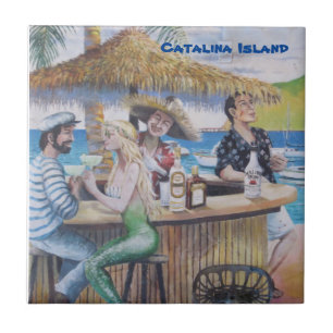 CARREAU TITRE CÉRAMIQUE DE L'ÎLE CATALINA