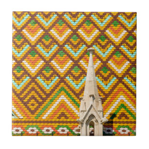 Carreau Toit coloré Matthias Church Budapest