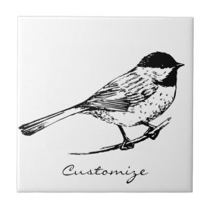Carreau Tonnerre de chickadee noir