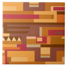 Tons de la Terre rouge brun motif