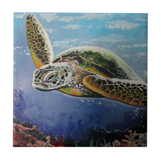 Carreau Tortue de mer (Devant)