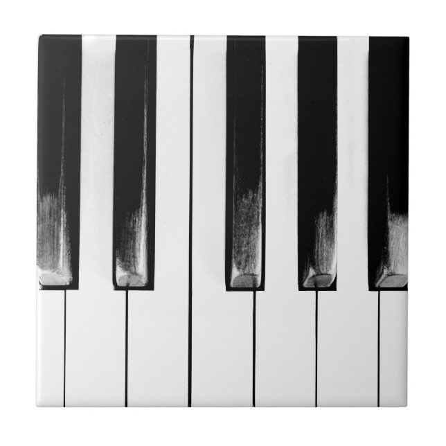 Carreau Touches de piano anciennes (Devant)