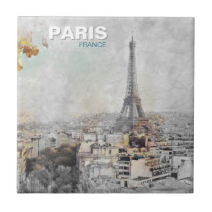 Carreau Tour Eiffel Paris - Art nouveau pour la maison