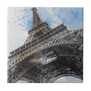 Carreau Tour Eiffel Paris France Carrelage en céramique - 