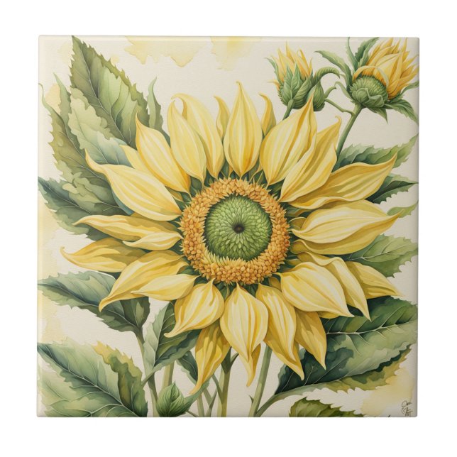 Carreau Tournesol géant (Devant)