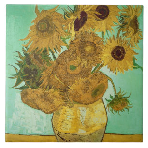 Carreau Tournesols de Vincent van Gogh  , 1888