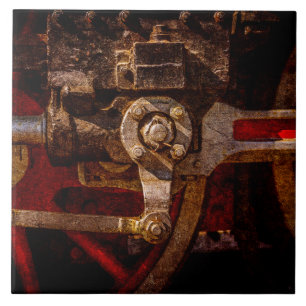 Carreau train à vapeur vintage