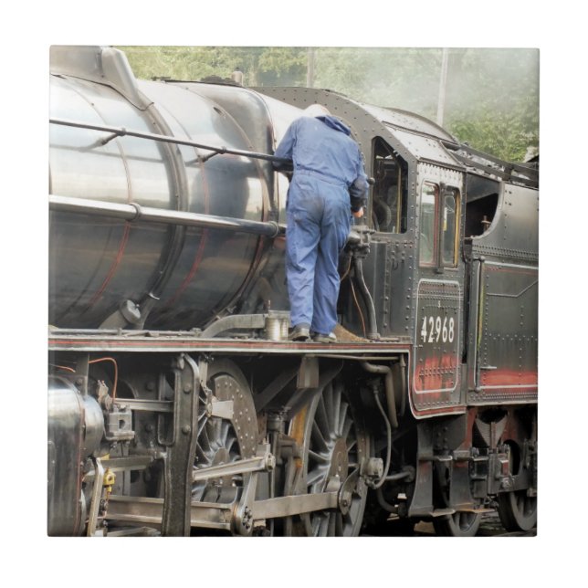 CARREAU TRAINS À VAPEUR (Devant)