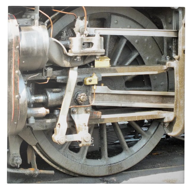 CARREAU TRAINS À VAPEUR (Devant)