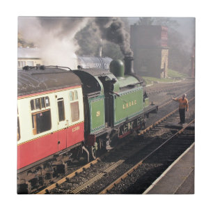CARREAU TRAINS À VAPEUR