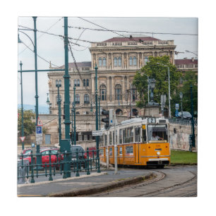 Carreau Tramway célèbre numéro 2 à Budapest, Hongrie