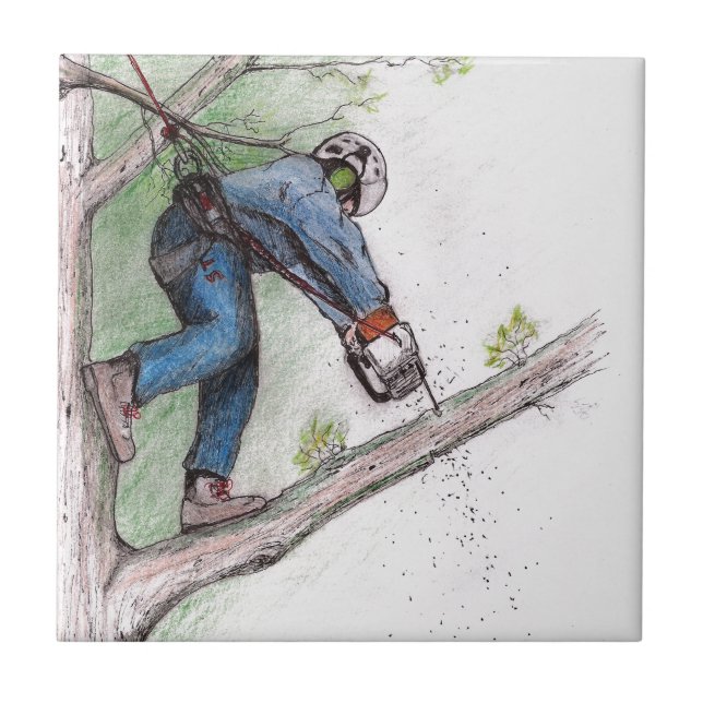 Carreau Tree Surgeon Arborist (Devant)