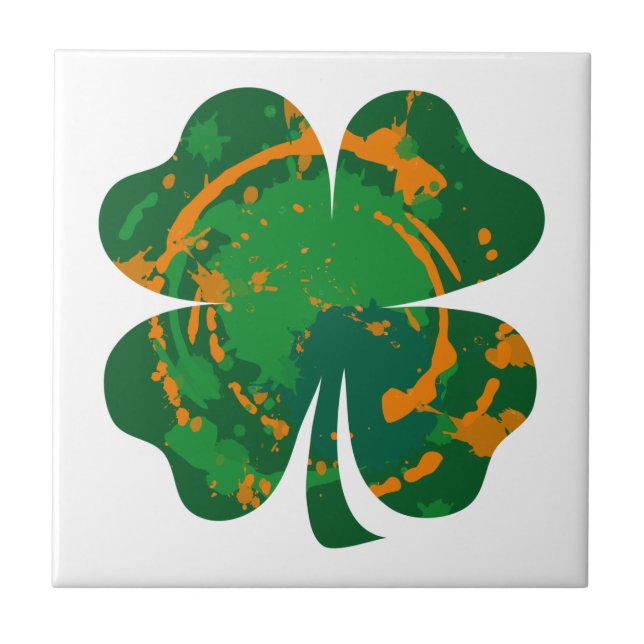 Carreau Trèfle de l'encre de St Patrick (Devant)