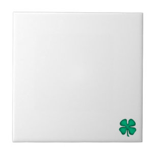 Carreau Trèfle irlandais Lucky 4 Leaf petite carrelage bla