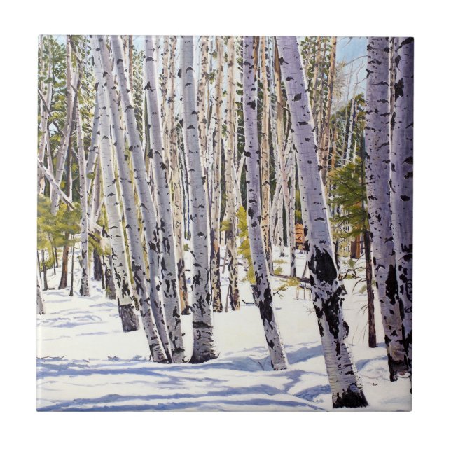 Carreau Trembles dans la forêt (Devant)