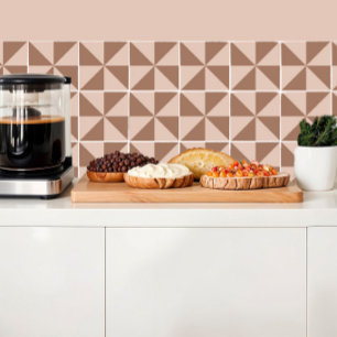 Carreau Triangles Mocha mousse motif géométrique