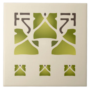 Carreau "Trio de feuille " adoptif de Hélène