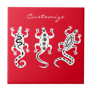 Carreau Trois Lizards Thunder_Cove style sud-ouest