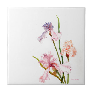 Carreau TROIS Pastel Irises TILE CÉRAMIQUE