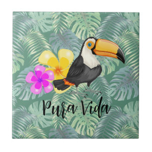 Carreau Tropical Toucan Pura Vida Design Carrelage en céra