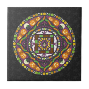 Carreau Trucs et traitements Mandala Tile