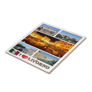 Carreau TSC115 LIVORNO I Love, Mosaïque, Toscane,
