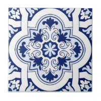 Tuile bleue portugaise