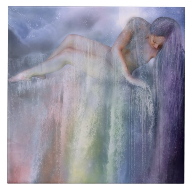 Carreau Tuile curative de beaux-arts des eaux (Devant)