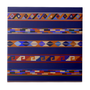 Carreau Tuile d'art populaire de la tribu sud-ouest d'Oaxa
