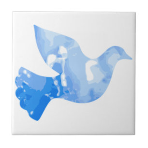 Carreau Tuile de Blue Dove