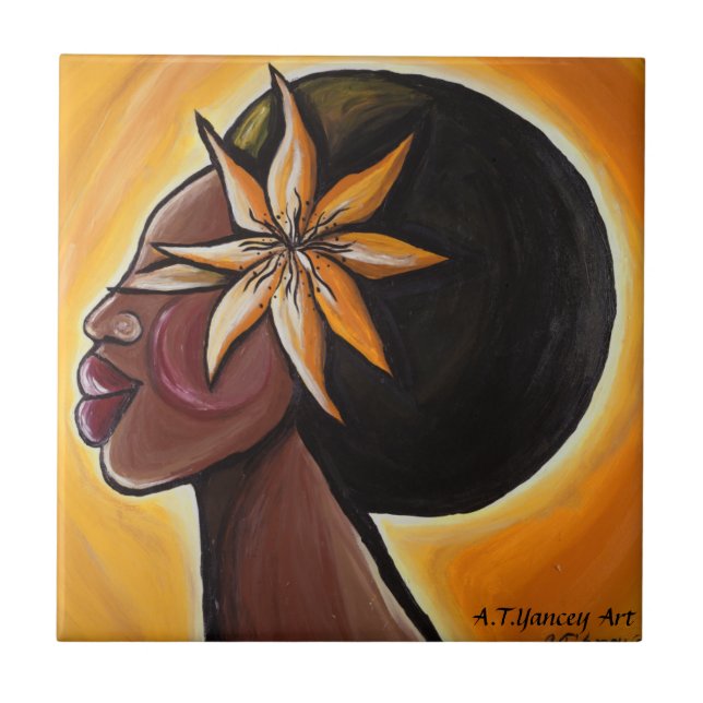 Carreau Tuile de bois d'ébène (Devant)