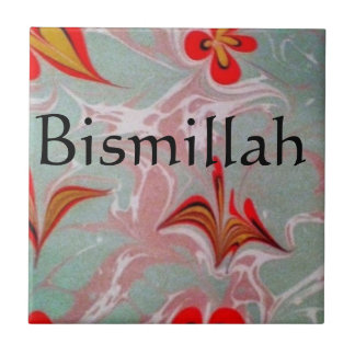 Carreau Tuile de céramique islamique, petite (4,25 po x 4,