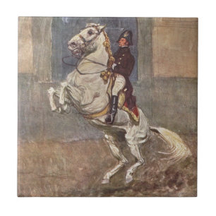 Carreau Tuile de cheval de dressage