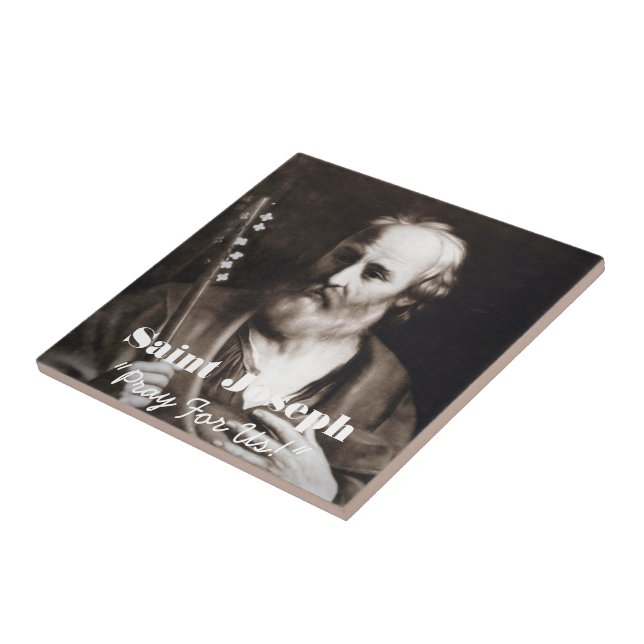 Carreau Tuile de coutume de St Joseph (Côté)