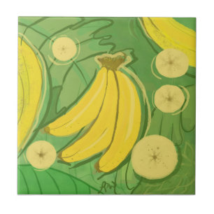 Carreau Tuile de fruit : Bananes