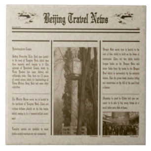 Carreau Tuile de journal