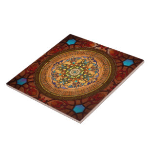 Carreau Tuile de l'Arabie de mandala