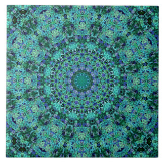 Carreau Tuile de mandala d'Eva-Lucia