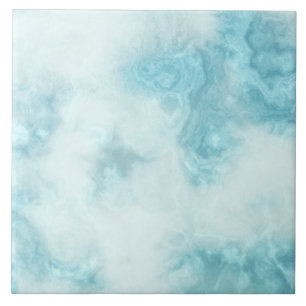 Carreau Tuile de marbre bleu turquoise